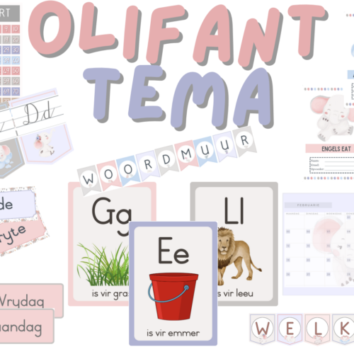 Classroom Theme - Elephant